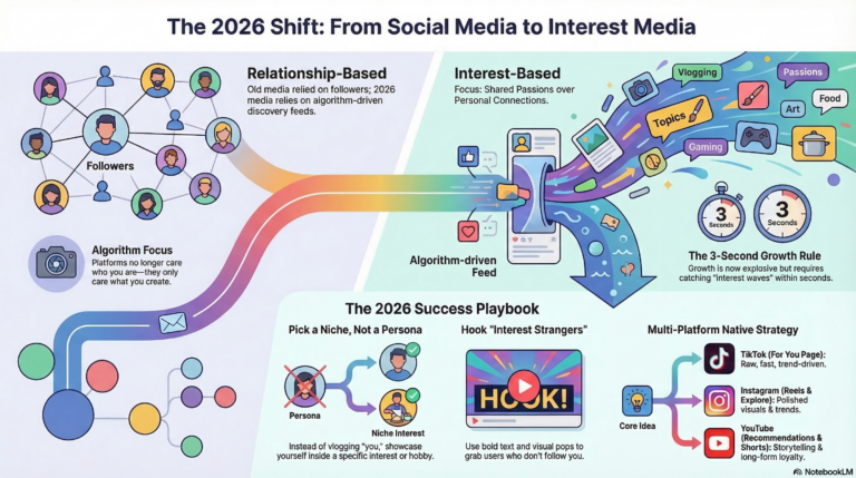 Social Media Is Dead. Welcome to Interest Media (2026 Influencer Guide)