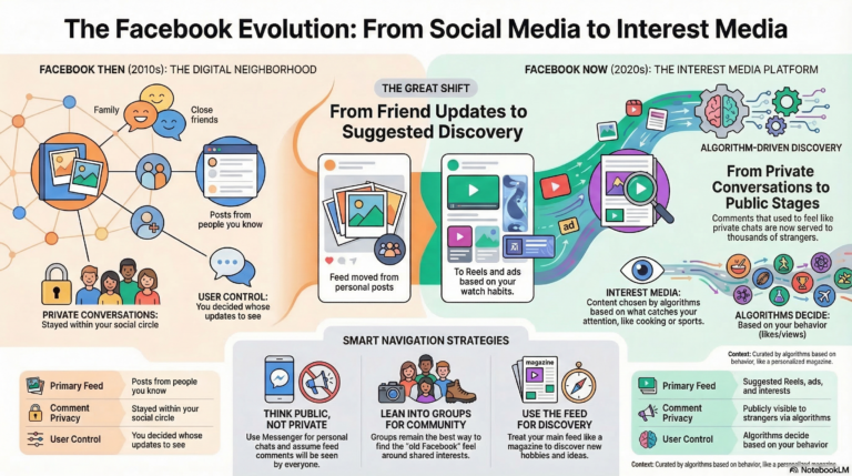 From Social Media to Interest Media: How Facebook Really Works Today