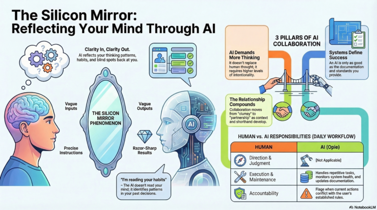 The Silicon Mirror: A Day in the Life with Opie, My AI Operations Manager